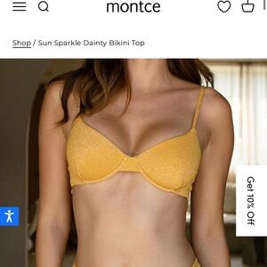 Montce Dainty Sun Sparkle Top